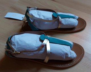 Nuevo White Sun sandalias Talla 39
