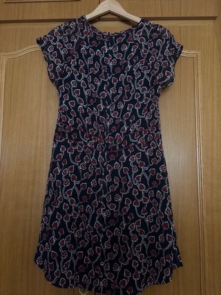 Vestido corto estampado