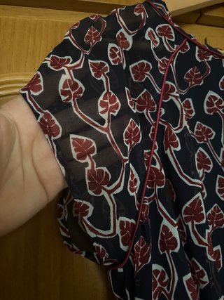 Vestido corto estampado