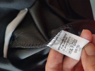 Vestido Geométrico Negro y Blanco Talla L