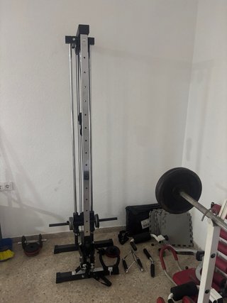 Columna de poleas regulable gimnasio