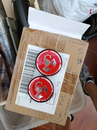 Tapas de buje Abarth (4 unidades)