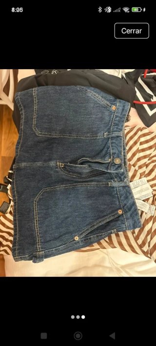 Falda vaquera Stradivarius