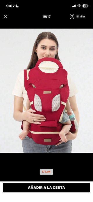 Porte de bebe con asiesto