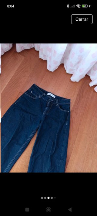 Vaqueros anchos Bershka azules