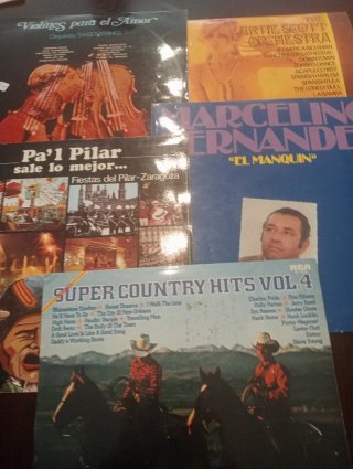 Lote 38 Vinilos Antiguos Varios Géneros