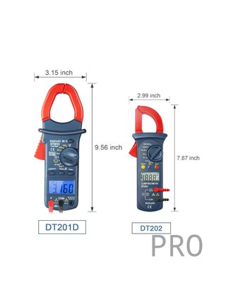 Pinza Amperimétrica Profesional AstroAI