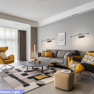 Aplique LED Negro 60cm 3 Colores IP44