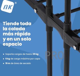 Tendedero vertical plegable