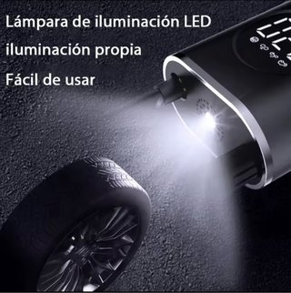 Bomba infladora portátil recargable