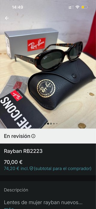 Gafas de sol Ray-Ban Marrones y Negras