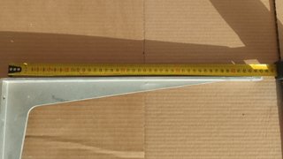 7 Escuadras grandes de aluminio - ALTA RESISTENCIA
