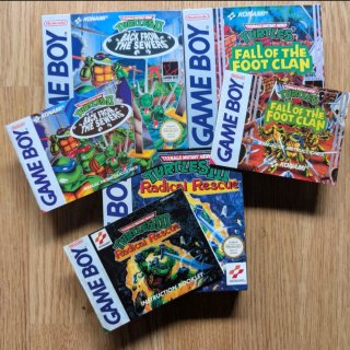 Cajas manuales artesanales Game Boy Tortugas Ninja