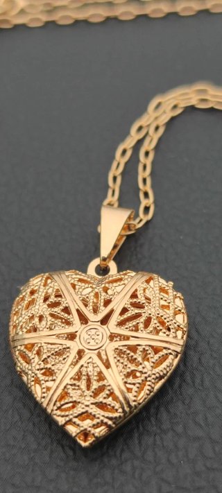Collar Corazón Filigrana Pandora