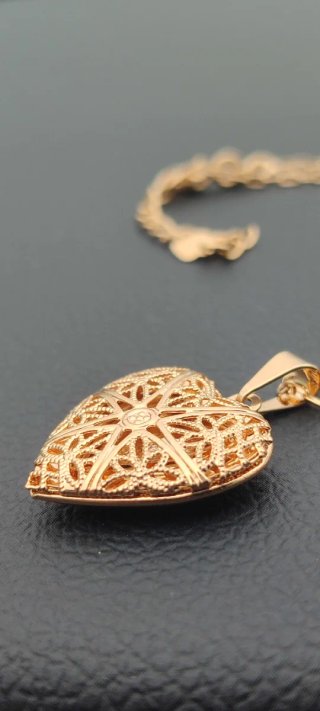 Collar Corazón Filigrana Pandora