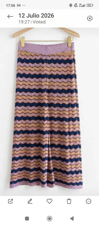 Pantalón tipo Missoni zigzag