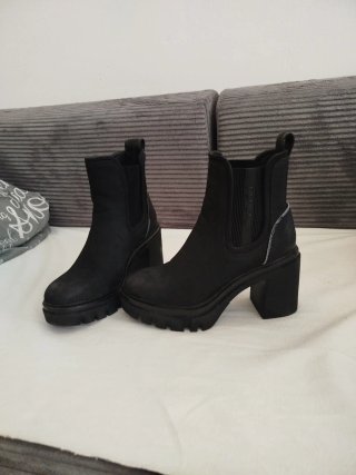 Botines Replay Plataforma Negros