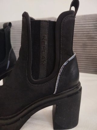 Botines Replay Plataforma Negros