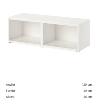 Mueble BESTÅ IKEA blanco