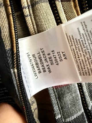 Chaqueta Barbour Beadnell Azul Oscuro Mujer