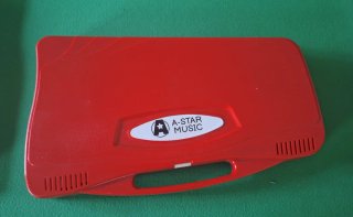 Xilofono rosso con battenti