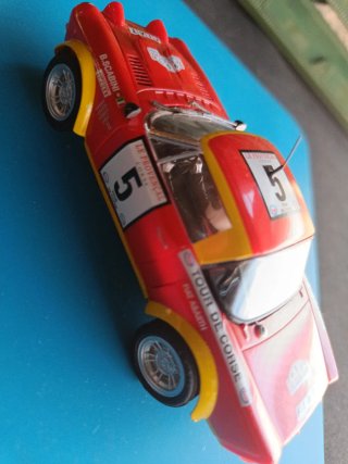 Scalextric Fiat Abarth 124 Rally NUEVO.