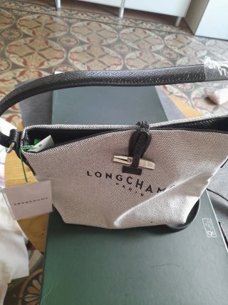 Bolso tote Longchamp Beige y Negro