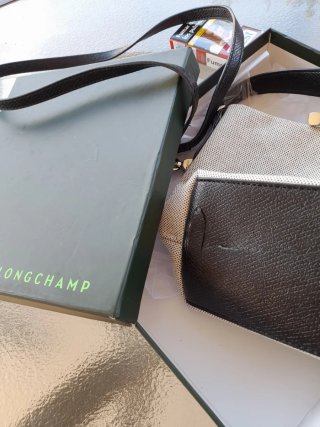 Bolso tote Longchamp Beige y Negro