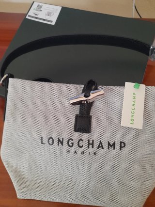 Bolso tote Longchamp Beige y Negro