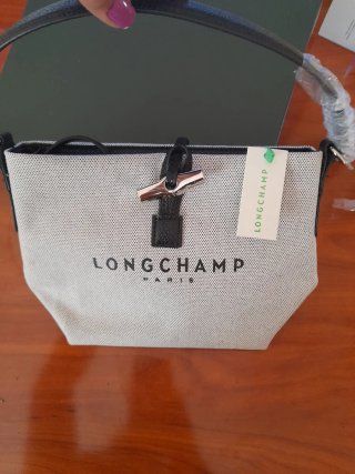 Bolso tote Longchamp Beige y Negro