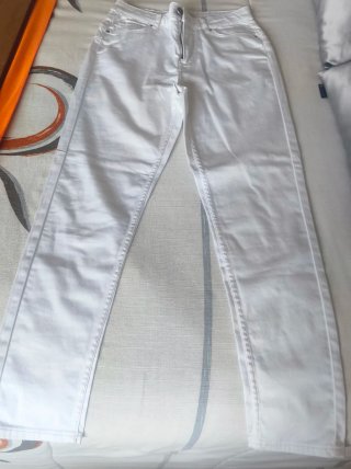 Pantalón blanco Pedro del Hierro mujer