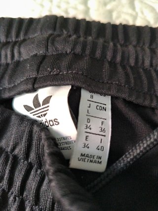 Pantalón Adidas Mujer Negro y Morado
