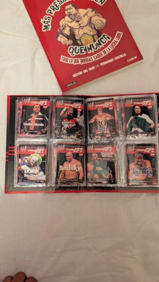 Colección WWE álbum, libro y Tattoos Antiguos .