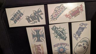 Colección WWE álbum, libro y Tattoos Antiguos .