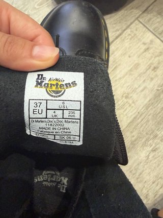 Botas Dr. Martens réplica negras
