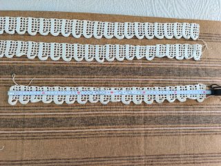 Puntas crochet para toallas (2 juegos)