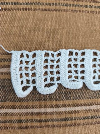 Puntas crochet para toallas (2 juegos)