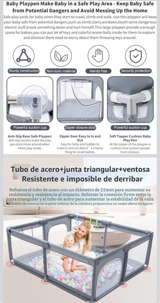 Parque infantil con pelotas