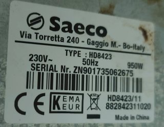 Cafetera Saeco Poemia (con accesorios extras)