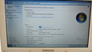 Samsung N150 Notebook Giallo in buone condizioni