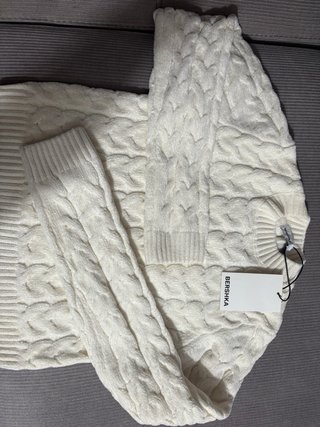 Jersey Bershka beige talla S