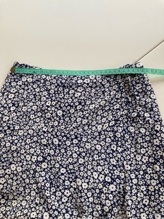 Falda pantalón Mango floral mini