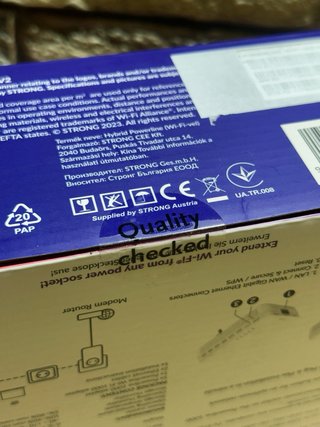 Kit Powerline PLC Wi-Fi STRONG 1000 UE V2