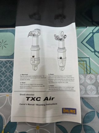 Amortiguador Ohlins TXC1 190x40