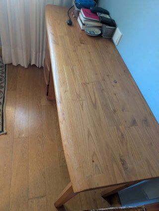 Escritorio de madera 150x50x82
