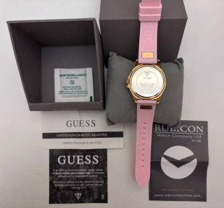 Reloj Guess Mujer Dorado y Rosa Nuevo