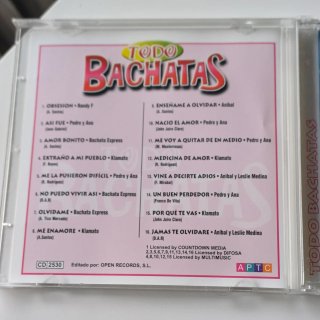 CD Todo Bachatas Latino