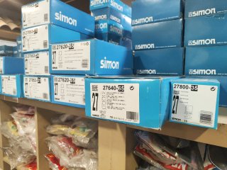 Lote mecanismos Simón 27611-34 y 27601-35