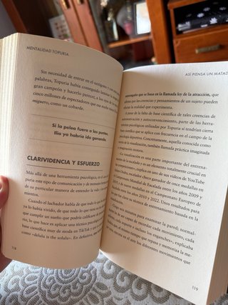 Libro Mentalidad Topuria