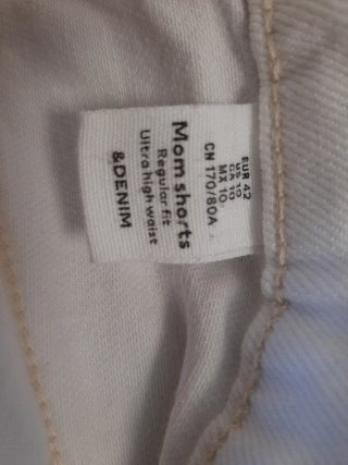 Pantalones cortos vaqueros blancos